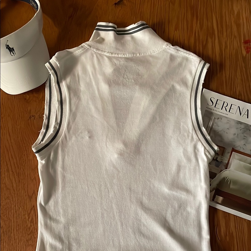 Project E. White Sleeveless Polo Dress. Please see pictures. - Picture 2 of 8